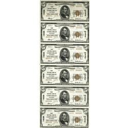 Corcoran, CA - $5 1929 Ty. 2 First NB Ch. #