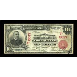 Los Angeles, CA - $10 1902 Red Seal Fr. 613 The