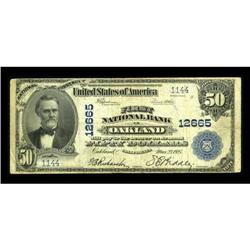 Oakland, CA - $50 1902 Plain Back Fr. 685 First