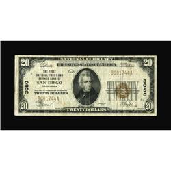 San Diego, CA - $20 1929 Ty. 1 The First