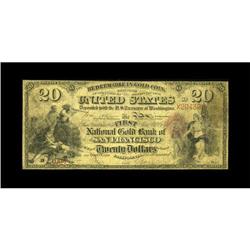 San Francisco, CA - $20 1870 Fr. 1152 The First