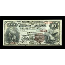 San Francisco, CA - $10 1882 Brown Back Fr. 490