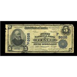 Tulare, CA - $5 1902 Plain Back Fr. 600 The