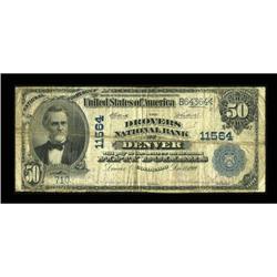 Denver, CO - $50 1902 Plain Back Fr. 683 The