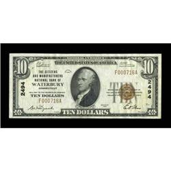 Waterbury, CT - $10 1929 Ty. 1 The Citizens &
