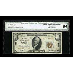 Dover, DE - $10 1929 Ty. 2 The First NB Ch. #