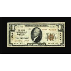 Bartow, FL - $10 1929 Ty. 2 The Florida NB Ch. #