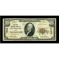 Cottonwood, ID - $10 1929 Ty. 1 The First NB Ch.