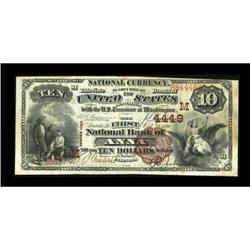 Anna, IL - $10 1882 Brown Back Fr. 484 The First