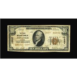 Annapolis, IL - $10 1929 Ty. 2 The First NB Ch.