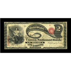 Aurora, IL - $2 Original Fr. 389 The Union NB