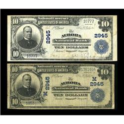 Aurora, IL - $10 1902 Date Back Fr. 616 The