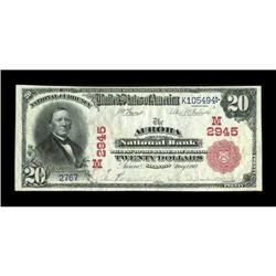 Aurora, IL - $20 1902 Red Seal Fr. 639 The