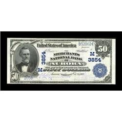 Aurora, IL - $50 1902 Date Back Fr. 669 The