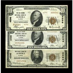 Aurora, IL - $10; $20 1929 Ty. 1; The Old