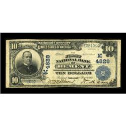 Bement, IL - $10 1902 Plain Back Fr. 628 The