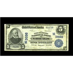 Chicago, IL - $5 1902 Date Back Fr. 592 The Fort Dearbo