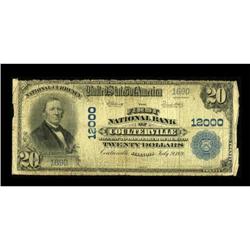 Coulterville, IL - $20 1902 Plain Back Fr. 660