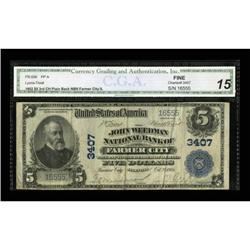 Farmer City, IL - $5 1902 Plain Back Fr. 599 The