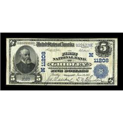 Gridley, IL - $5 1902 Plain Back Fr. 606 The