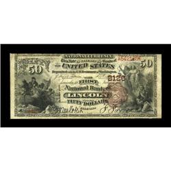 Lincoln, IL - $50 1882 Brown Back Fr. 516 The