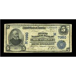 Mount Olive, IL - $5 1902 Date Back Fr. 590 The