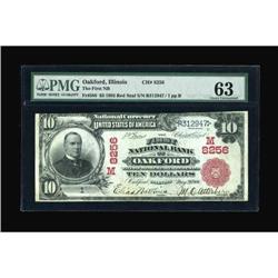 Oakford, IL - $5 1902 Red Seal Fr. 588 The First