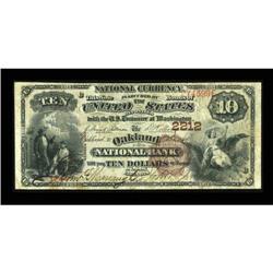 Oakland, IL - $10 1882 Brown Back Fr. 487 The