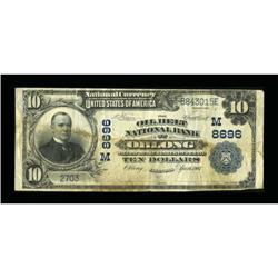 Oblong, IL - $10 1902 Plain Back Fr. 626 The Oil