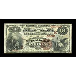 Peoria, IL - $10 1882 Brown Back Fr. 490 The