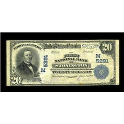 Stonington, IL - $20 1902 Plain Back Fr. 659 The