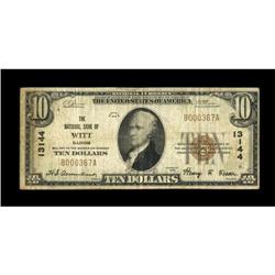 Witt, IL - $10 1929 Ty. 1 The NB of Witt Ch. #