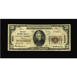 Center Point, IN - $20 1929 Ty. 2 The First NB