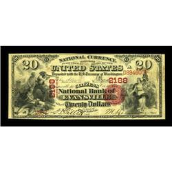 Evansville, IN - $20 1875 Fr. 432 The Citizens