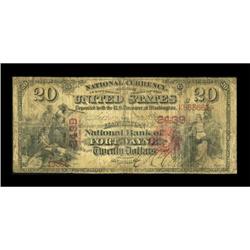 Fort Wayne, IN - $20 1875 Fr. 434 The Hamilton