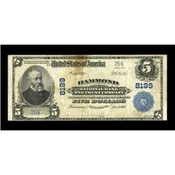 Hammond, IN - $5 1902 Plain Back Fr. 606 Hammond