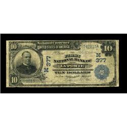 La Porte, IN - $10 1902 Date Back Fr. 616 The