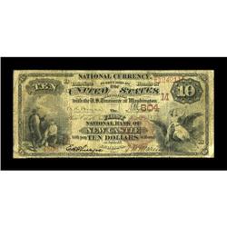 New Castle, IN - $10 1882 Brown Back Fr. 480 The