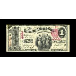 Richmond, IN - $1 1875 Fr. 386 The Richmond NB