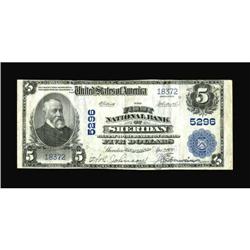 Sheridan, IN - $5 1902 Plain Back Fr. 607 The