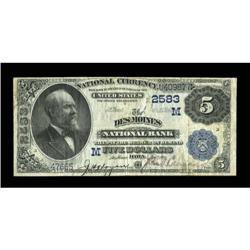 Des Moines, IA - $5 1882 Value Back Fr. 574 The