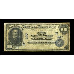Ottumwa, IA - $100 1902 Date Back Fr. 689 The