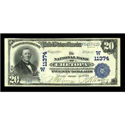 Chetopa, KS - $20 1902 Plain Back Fr. 658 The NB