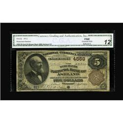 Ashland, KY - $5 1882 Brown Back Fr. 472 The