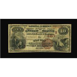 Clay City, KY - $10 1882 Brown Back Fr. 484 The