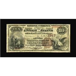 Covington, KY - $10 1882 Brown Back Fr. 485 The