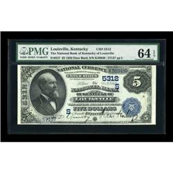 Louisville, KY - $5 1882 Date Back Fr. 537 The