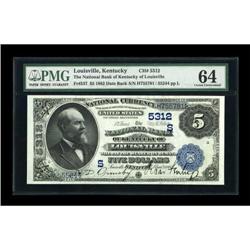 Louisville, KY - $5 1882 Date Back Fr. 537 The