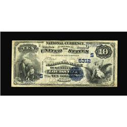 Louisville, KY - $10 1882 Value Back Fr. 577 The