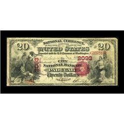 Paducah, KY - $20 1875 Fr. 434 The City NB Ch. #